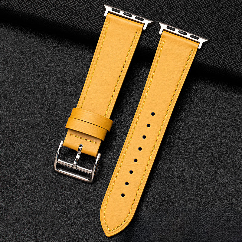 Wholesale Apple Watch Waterproof Single Loop Sports Cowhide Watch Strap